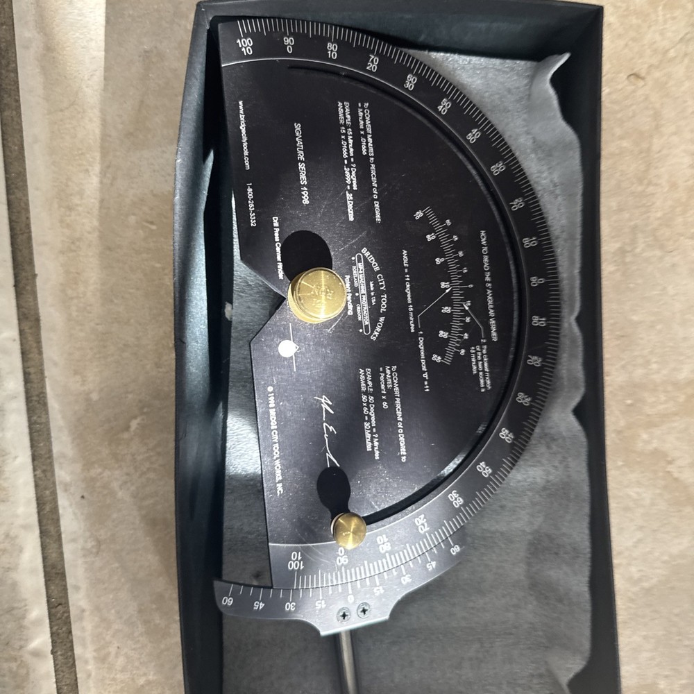 Bridge City Tool Works MP-8 Machine Protractor
