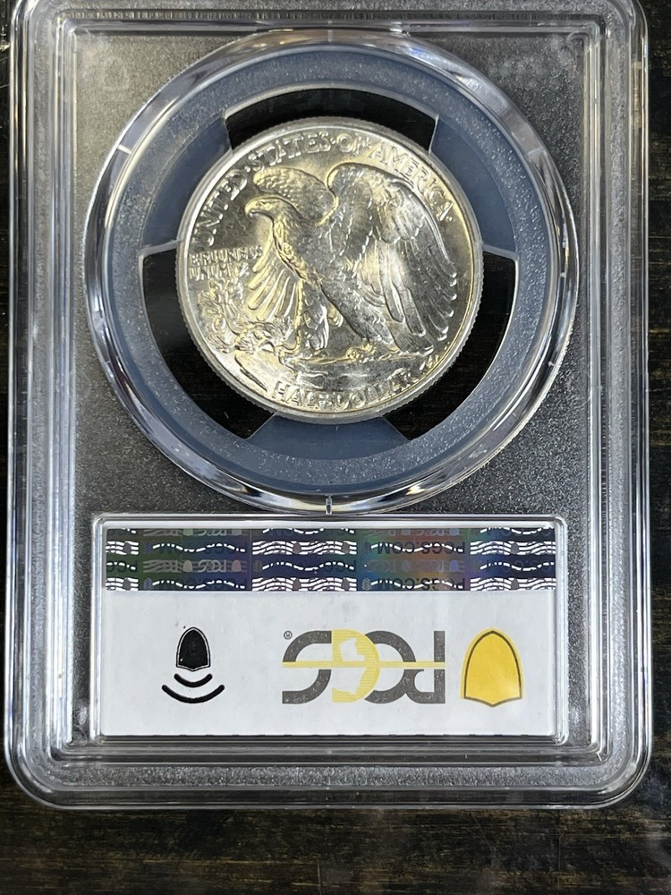 1944 WALKING LIBERTY PCGS MS65