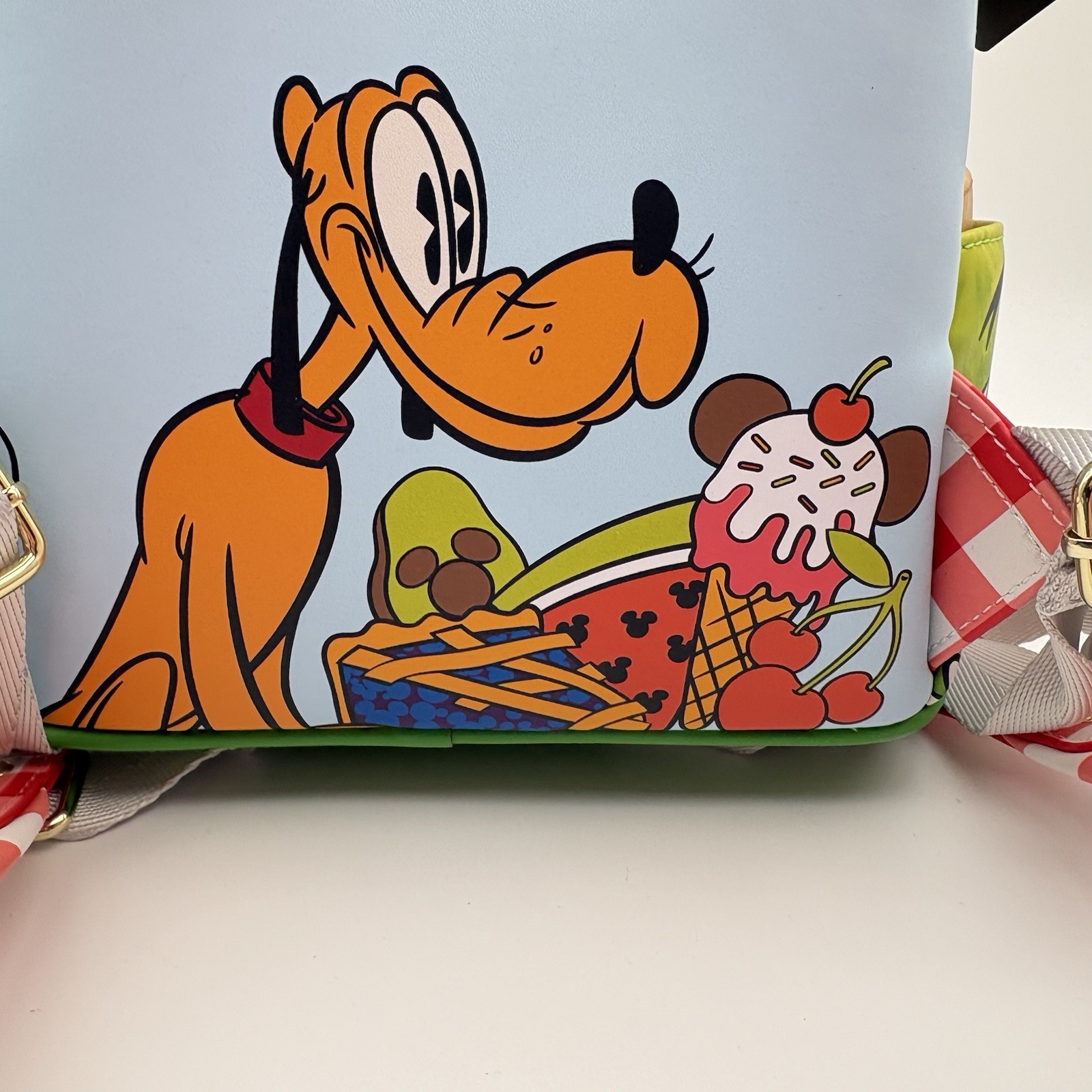 NEW Loungefly Disney Mickey & Friends Picnic Basket Mini Backpack with Coin Bag