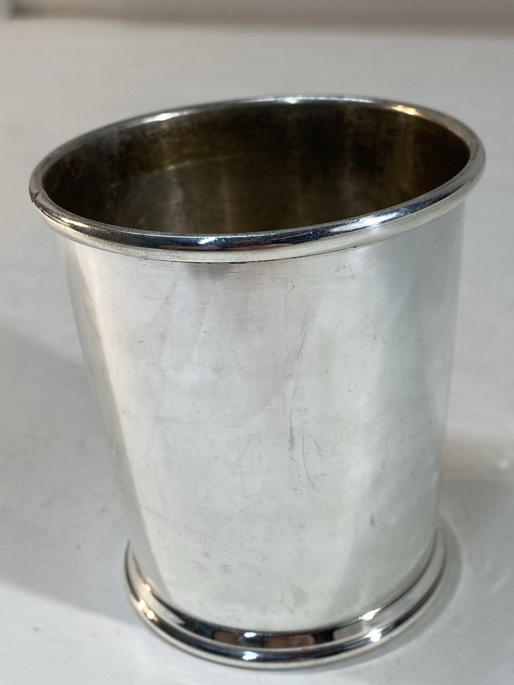 Large 3.75 Inch Solid Sterling Silver Mint Julip Cup 109.8g *NICE*