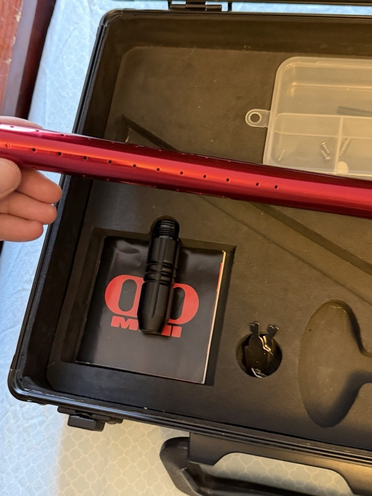 Empire Mini Electronic Paintball Marker With Candy Red with Case and Tools