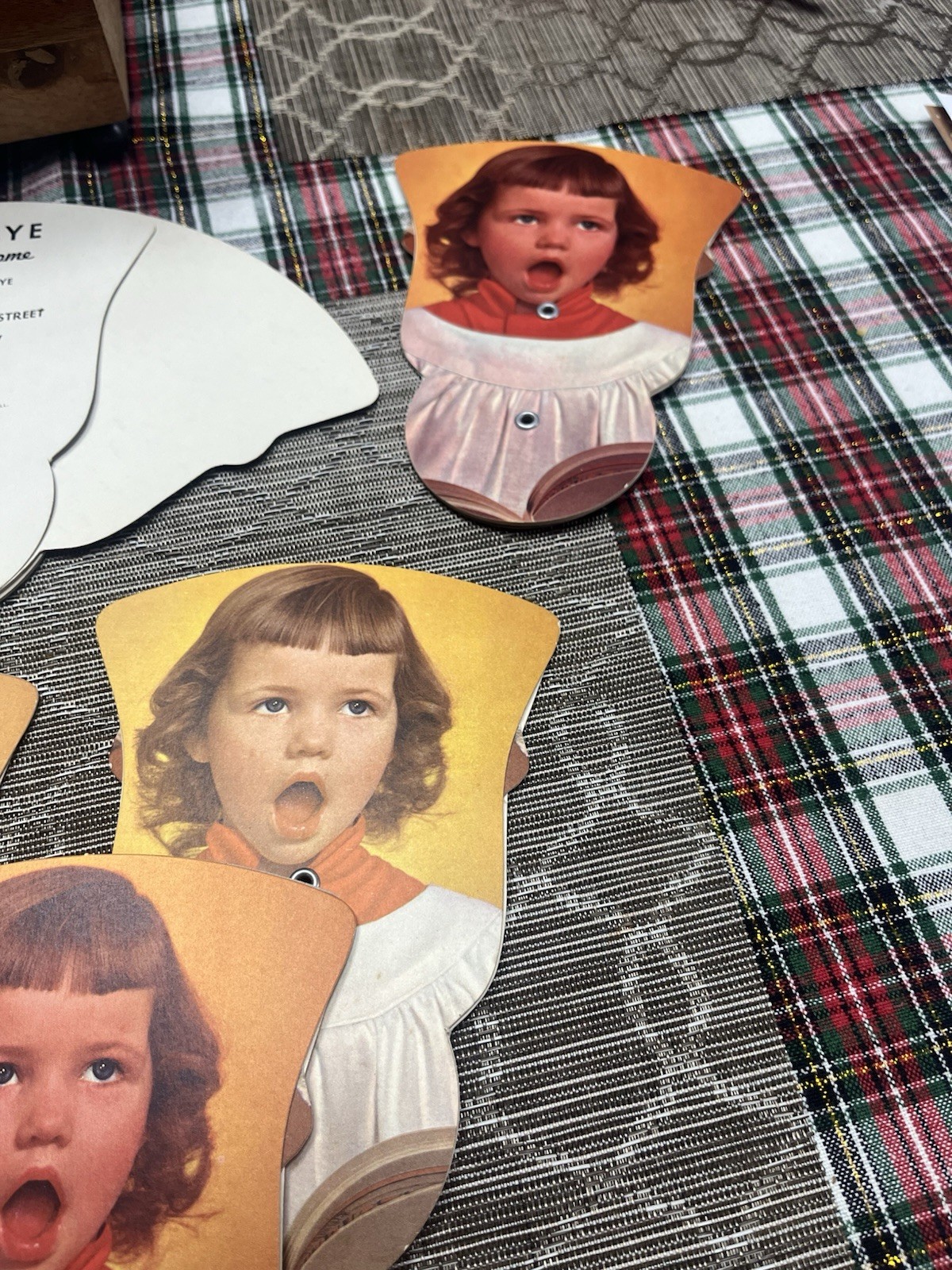 Vintage Lundbye funeral home fan...Orwigsburg PA. Lot