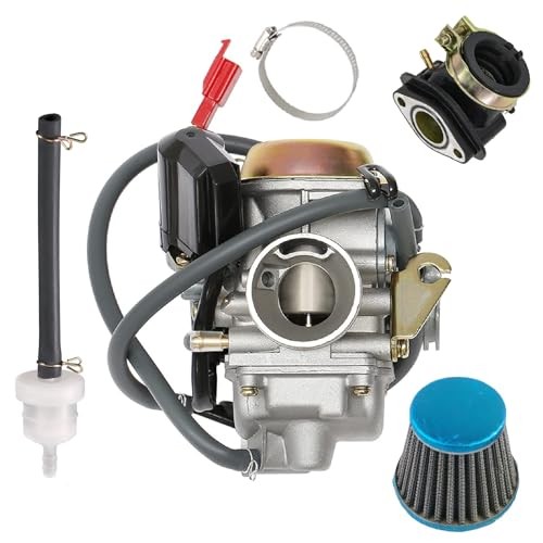 PD24J GY6 Carburetor for Moped ATV Go Kart Scooter Kazuma Taotao Roketa SunL