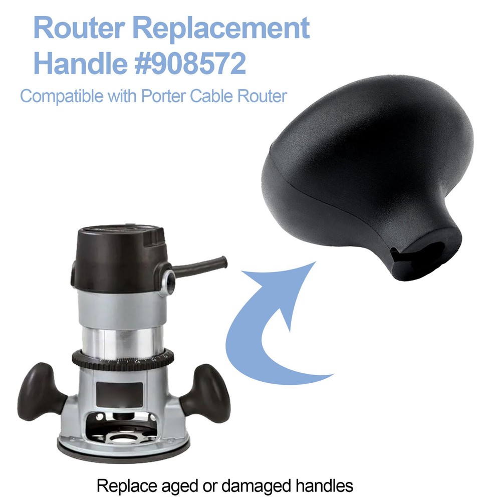 New Porter Cable Router Replacement (2 Pack) Handle - 908572-2PK