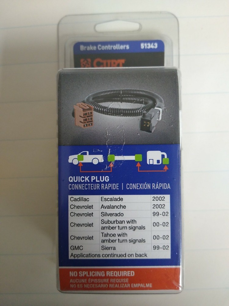 Curt 51343 Brake Control Harness