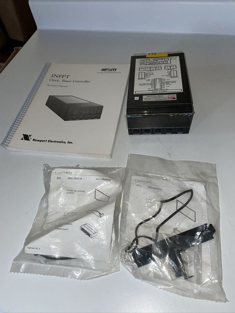 Newport Infinity INFPT-000 Process Panel Mount Timer/Controller 3191941 NEW