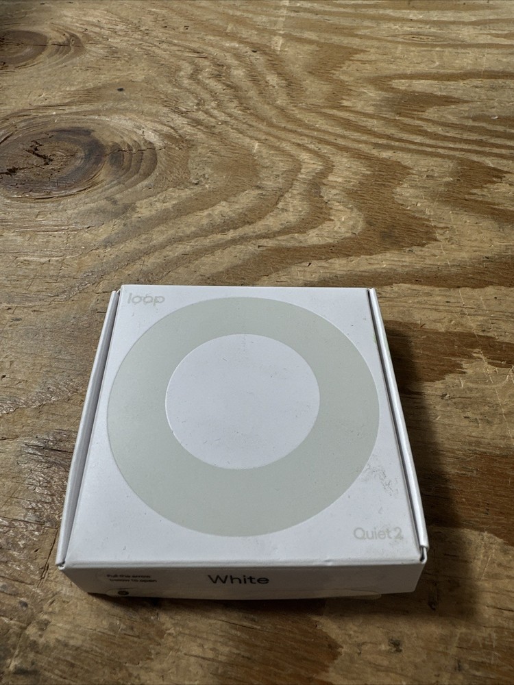 Loop Quiet 2 Earplugs WHITE New,Open Box