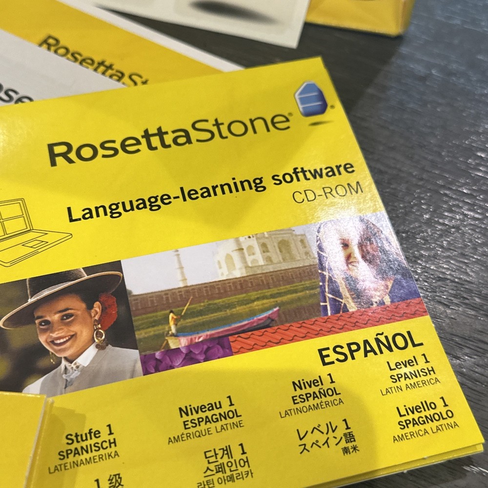 Rosetta Stone Spanish Level 1 With Headphones Untested