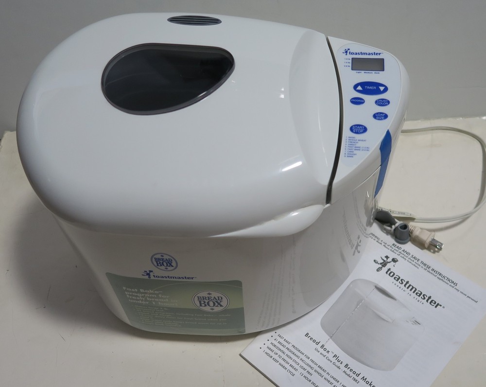 Toastmaster Bread Box Plus Bread Maker TBR2