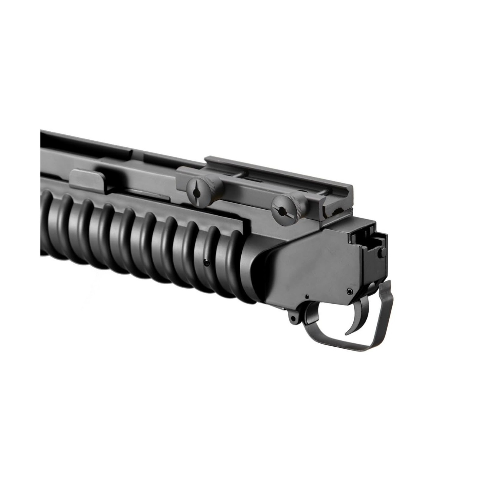 Goldenball Double Bell M203 Short Airsoft Gas Launcher (Color: Black)