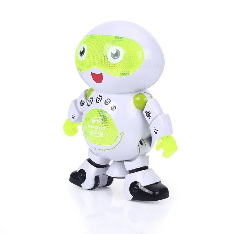 Educational dancing kids robot toy with light
