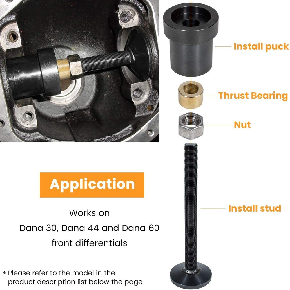 Inner Axle Side Seal Installation Tool for Dana 30, 44 & 60 Front Differentials