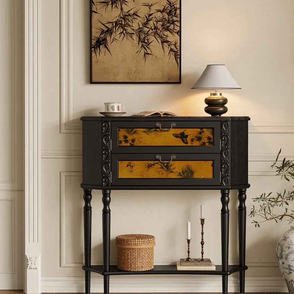 2x 5" Vintage Drop Bail Dresser Drawer Pull Antique Bronze Cabinet Handle Knobs