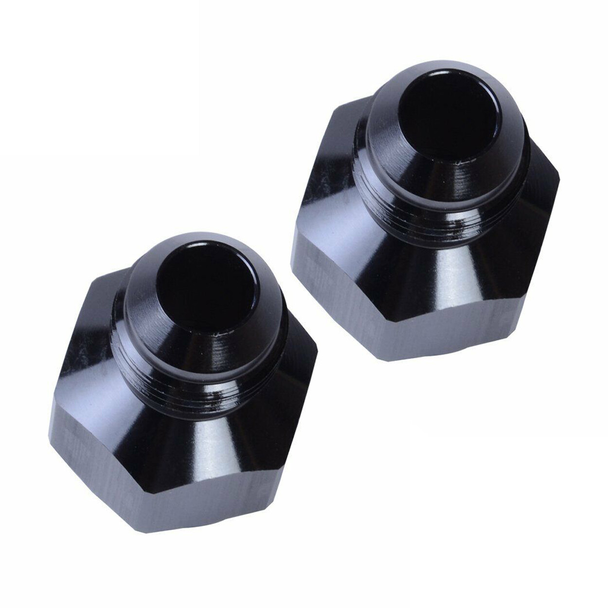 2Pcs 10AN Female to 6AN Male Flare Reducer Fitting Fuel Cell Bulkhead Adapter
