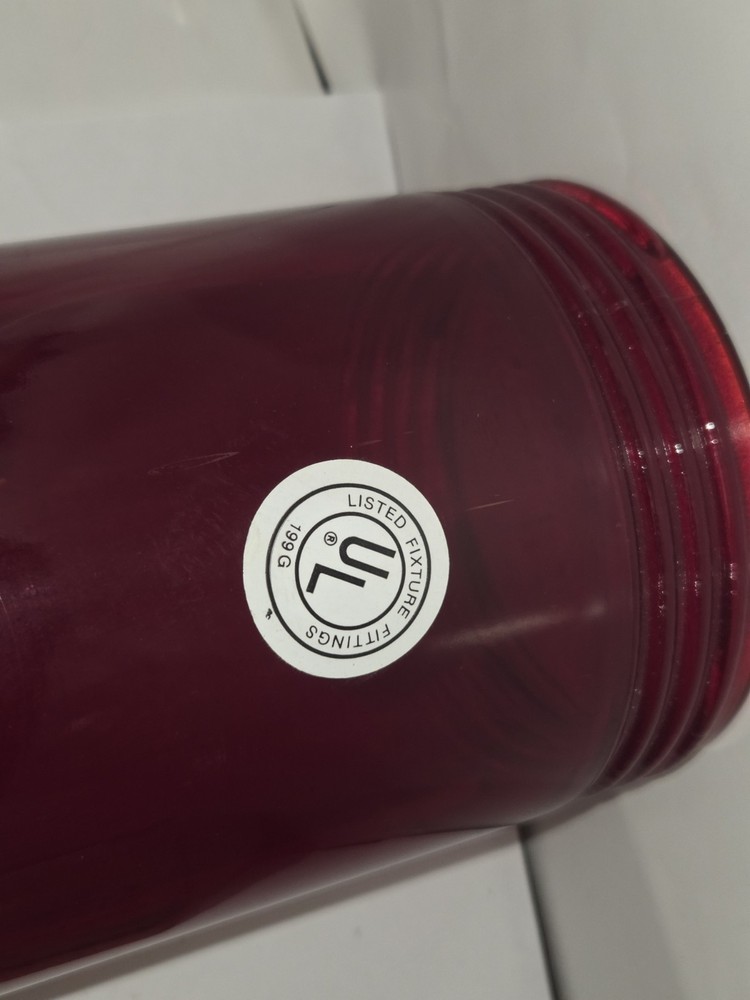NEW GENUINE KILLARK VRG-200 RED GLASS GLOBE