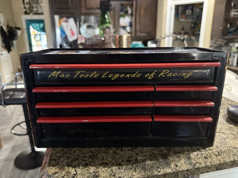 mac tools mini tool box Vintage Nascar