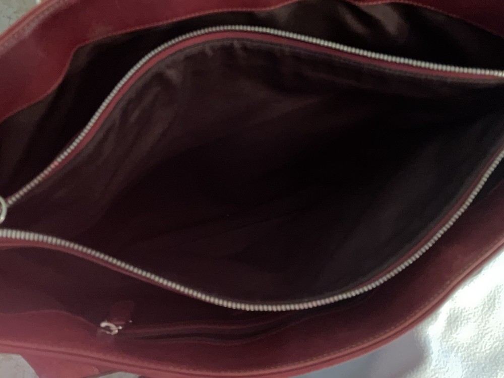 Coach Vintage Leather Maroon Briefcase. 7515