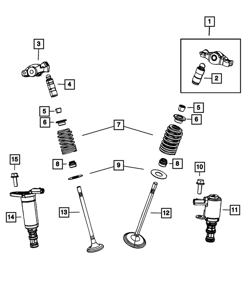 Genuine Mopar Valve Spring Retainer 5184126AB