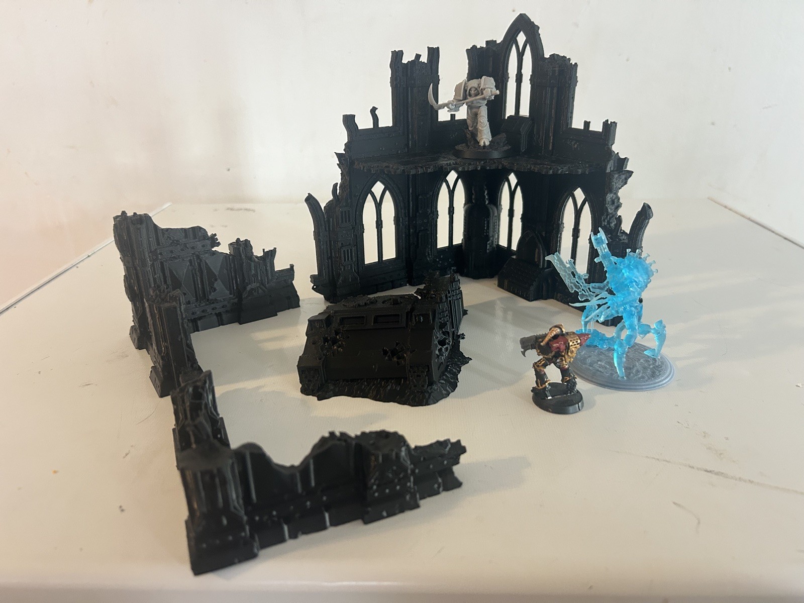 4-Piece Ruin Terrain Set for Warhammer 40k Kill Team