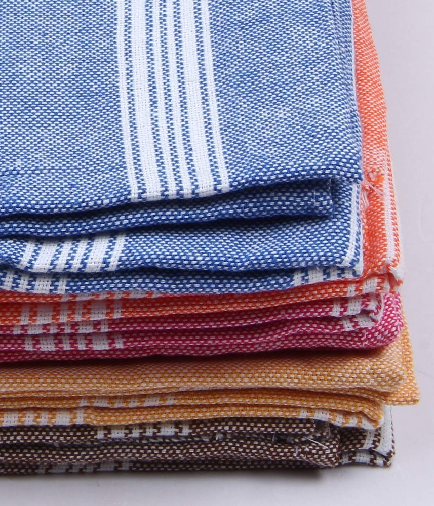 Soft Cotton Bath Towels Set 5 Multicolor 250 GSM Quick Dry