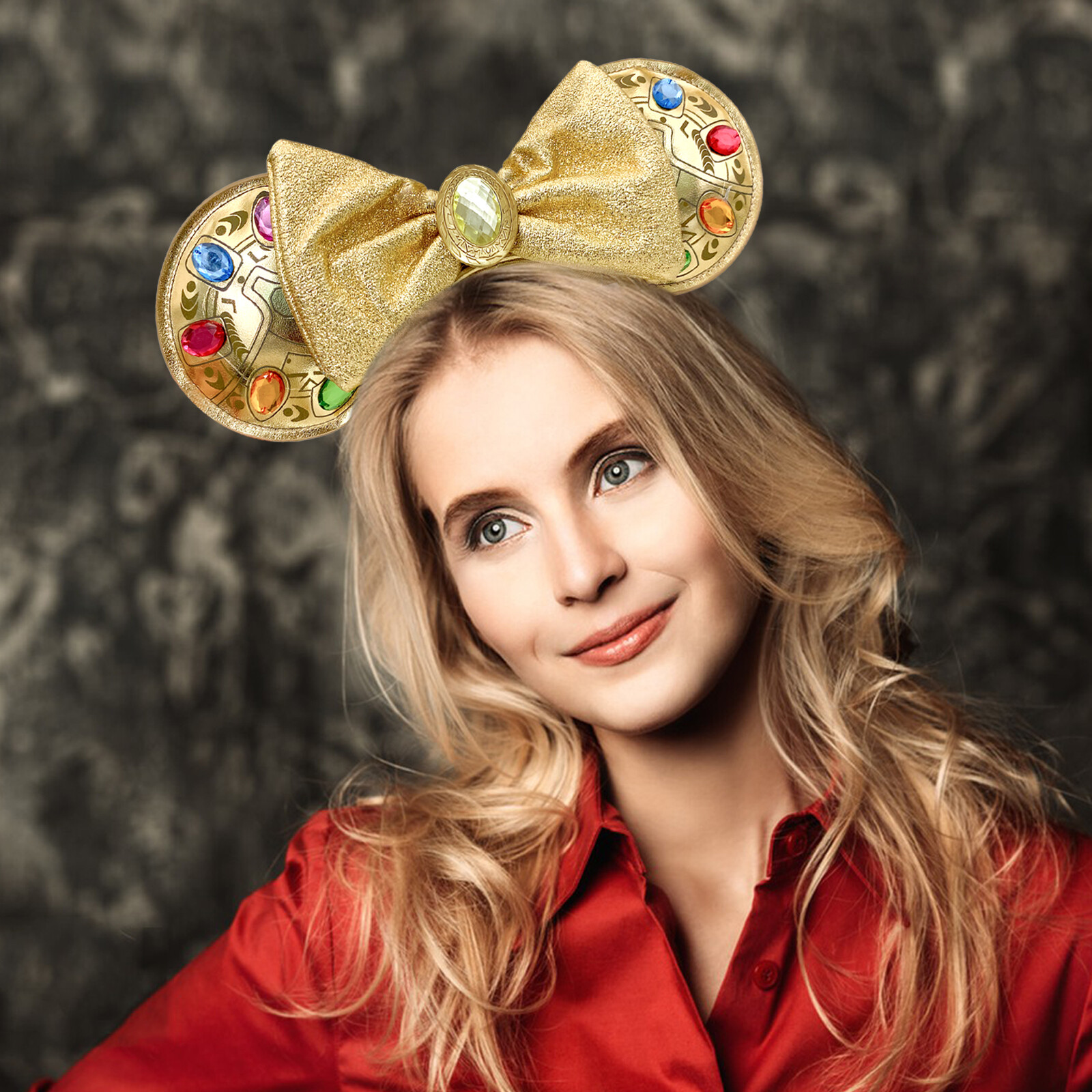 Loungefly Disney Parks Marvel Thanos Infinity Stone Minnie Ears Headband