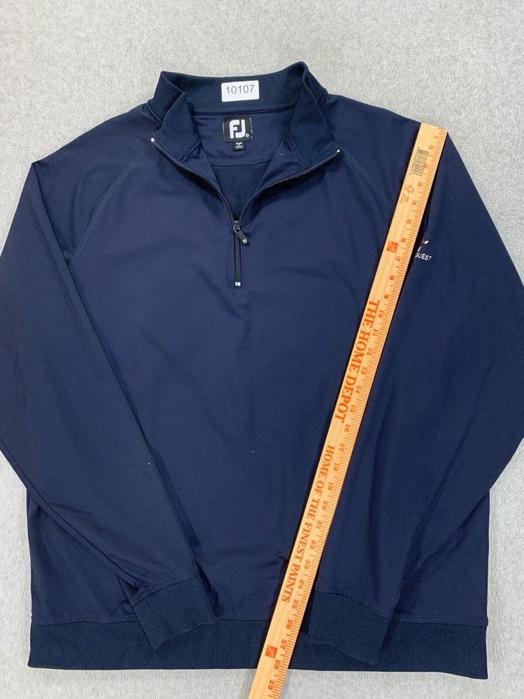 Footjoy Half Zip Pullover Golf Jacket (Men's XL) Blue