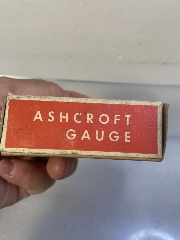 Vintage Ashcroft Gauge Box Only