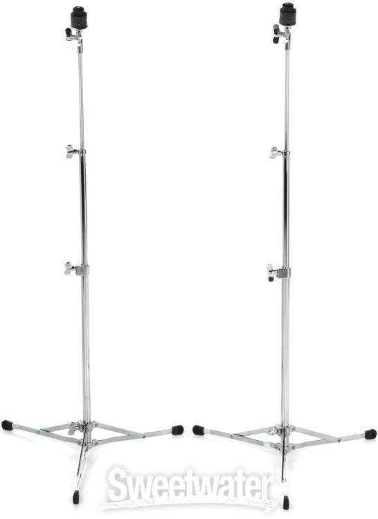 Tama HC52F Classic Light Straight Cymbal Stands - Flat Based, 2-pack - Bundle