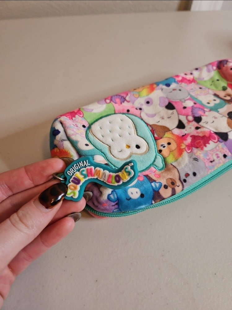 Squishmallow Small Soft Cute Small Pencil or Makeup Bag