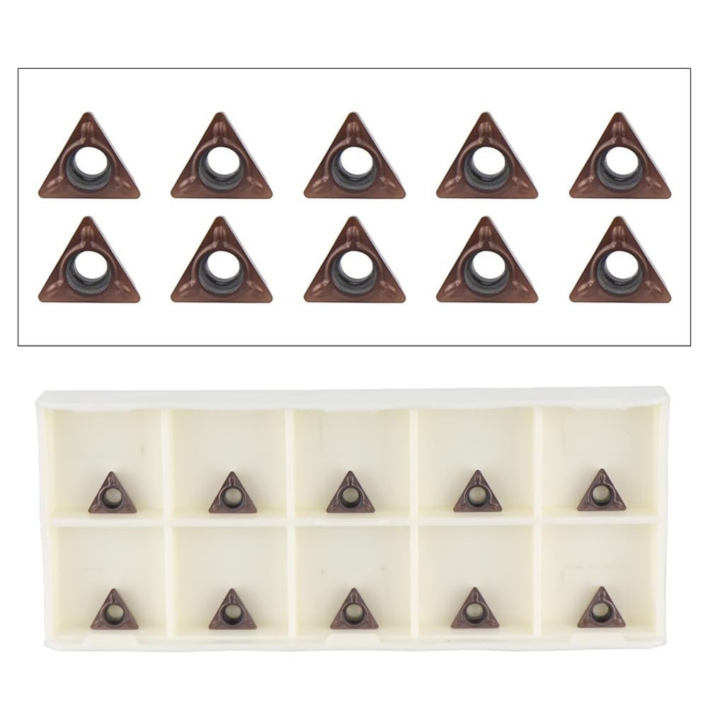 For Efficient 10PCS C Angle Carbide Inserts for Steel and Cast Iron Use