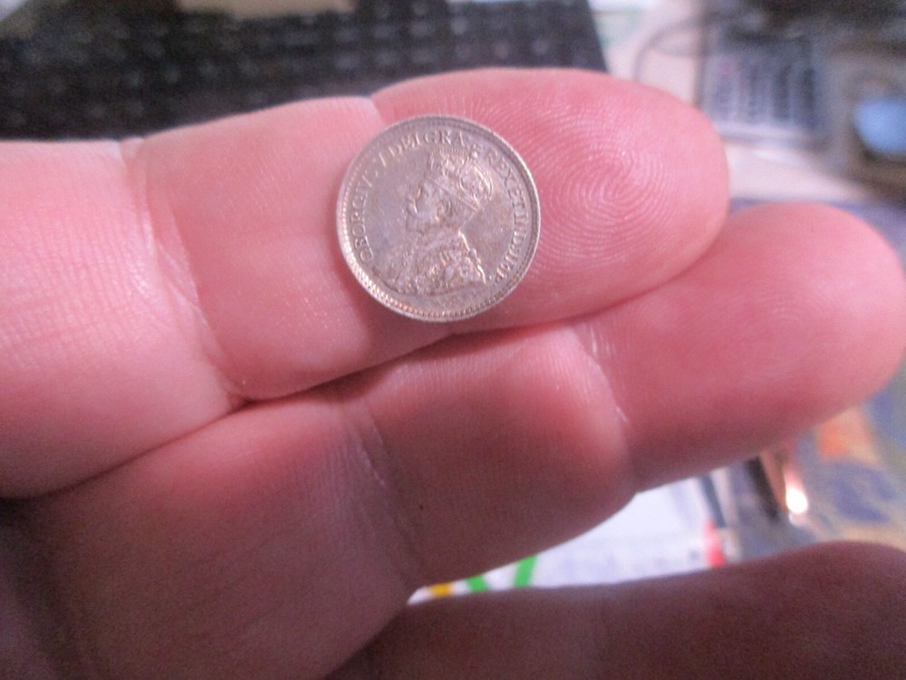 Canada - 1920 Silver Five Cent - George V - 07272201
