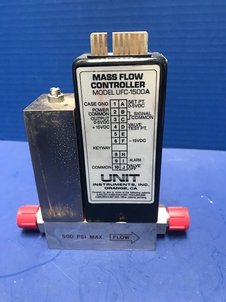 Unit UFC-1500A, Mass Flow Controller, O2, 1 SLM, Used