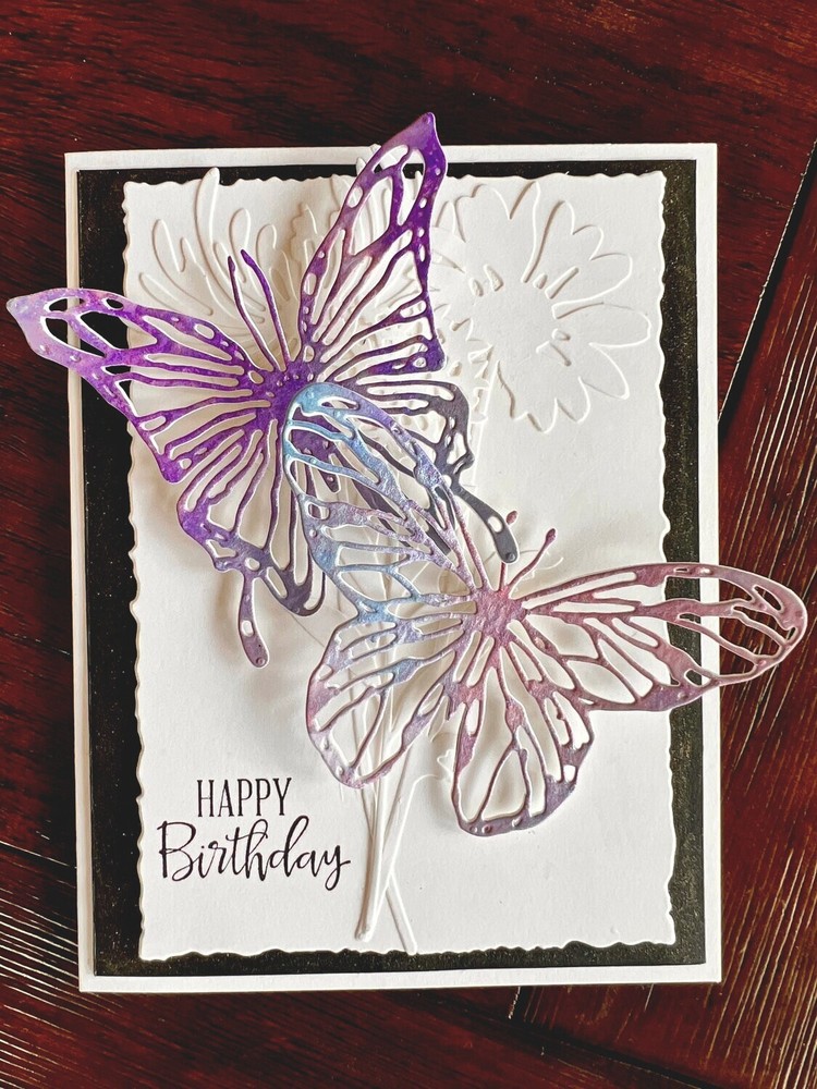 Sizzix Thinlits Scribbly Butterflies 4-PK set #664409 Retail $22.99 by Tim Holtz