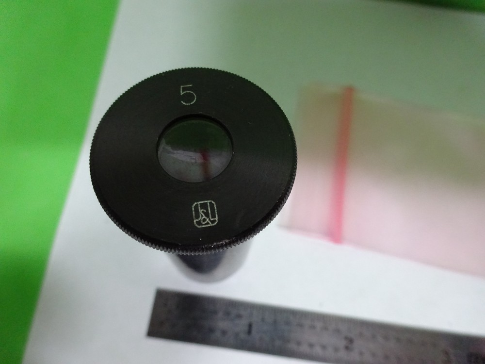 MICROSCOPE PART EYEPIECE 5X OPTICS #W1-11