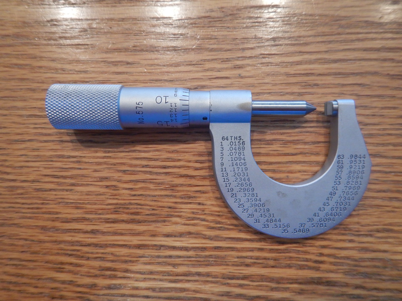 Starrett Metric 575 Screw Thread Micrometer: 0 to 25 Pitch in mm Must see NR