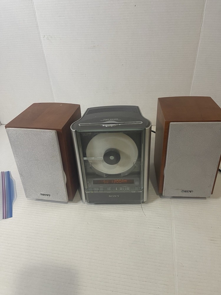 SONY CMT-EX100 MICRO HI-FI COMPONENT SYSTEM Working