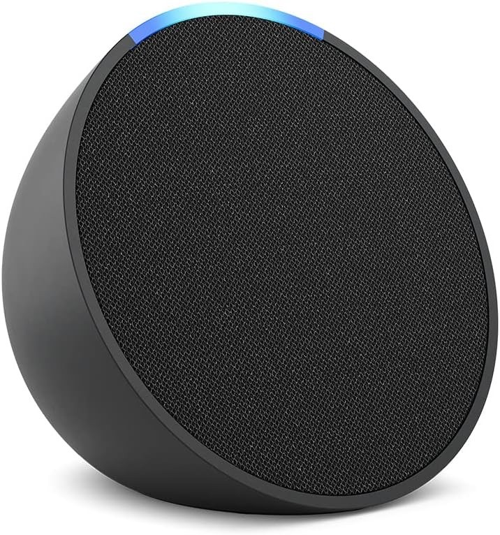 Echo Pop Full sound compact smart speaker with Alexa Charcoal