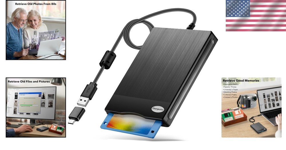 New External Floppy Drive USB A&C