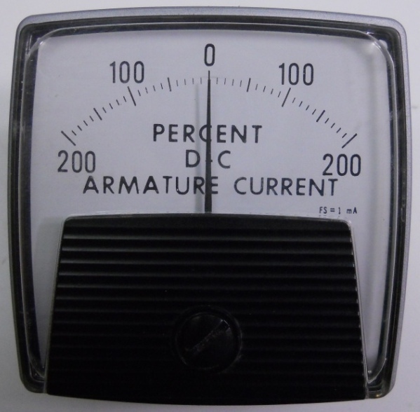 YOKOGAWA PANEL METER #254201FAFA/UL, 0 CNTR