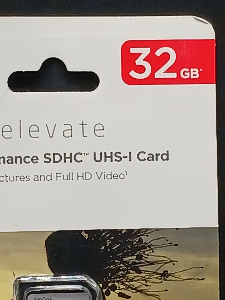 SANDISK ELEVATE 32GB ULTRA PERFORMANCE SDHC USH-I CARD