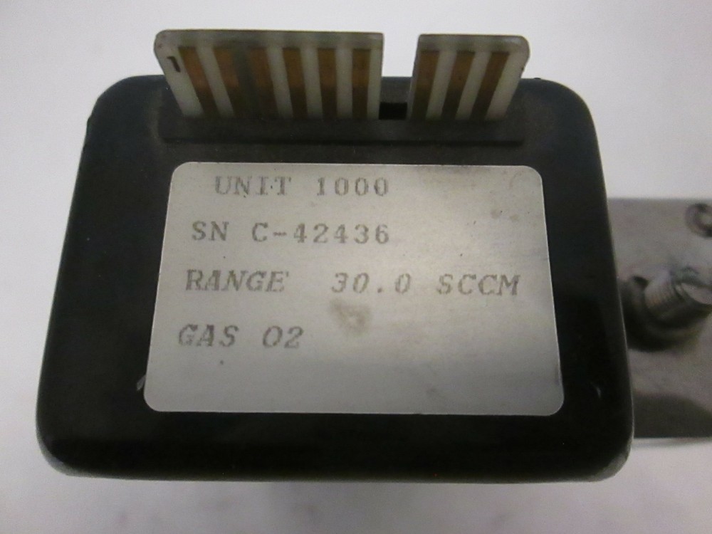 Unit UFC-1000 Mass Flow Controller MFC, O2, 30 SCCM, Refurb