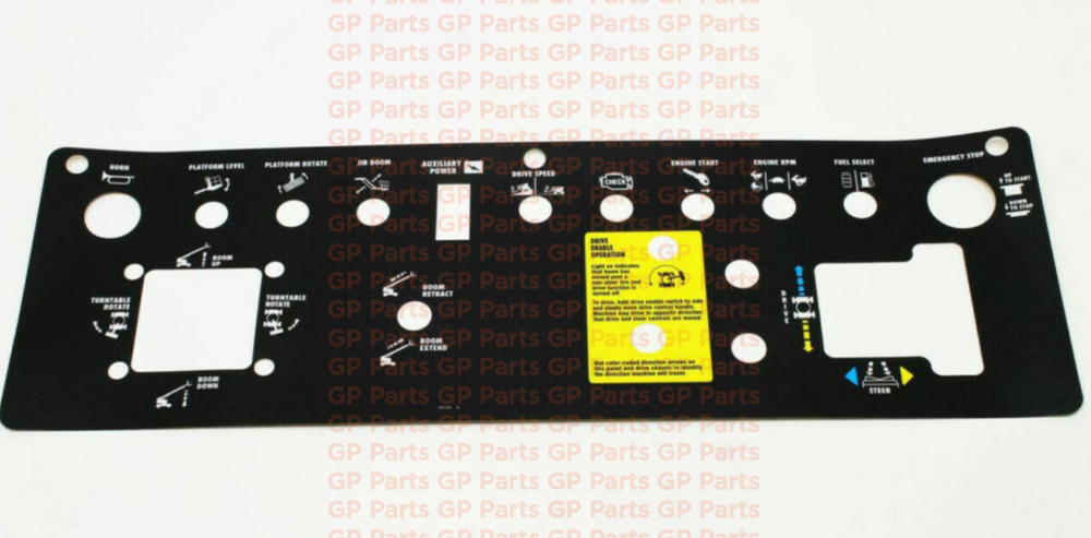 Genie 52155GT,  DECAL- PLATFORM CONTROL, S40/S45