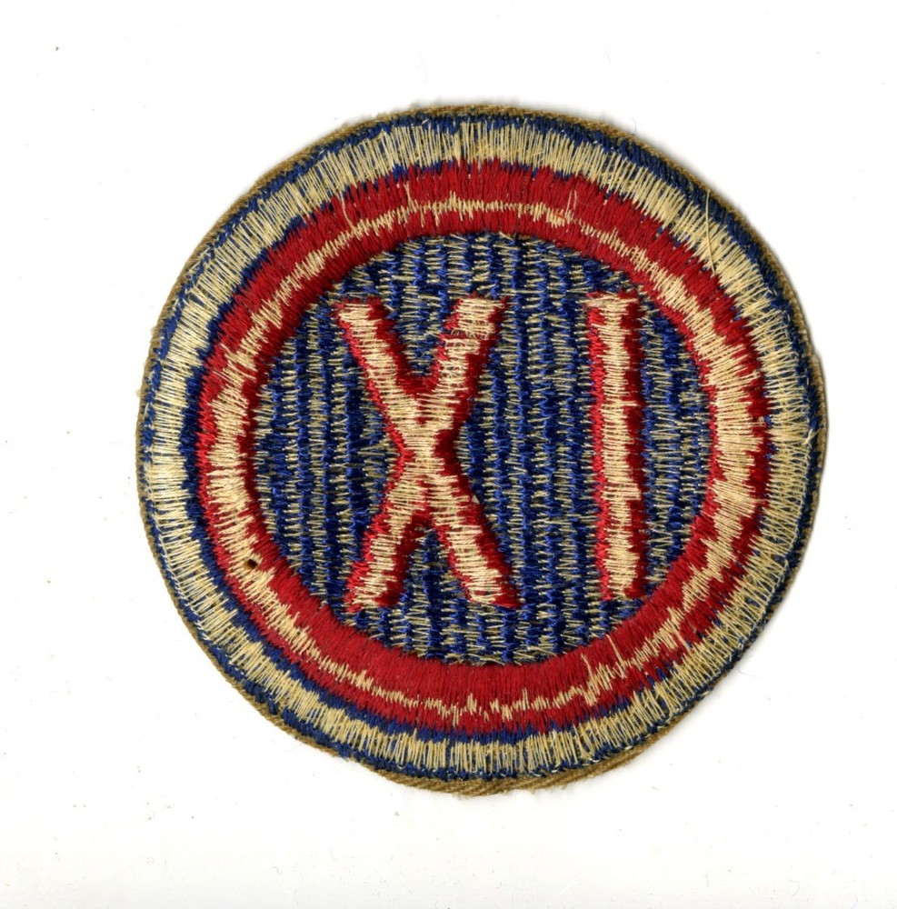 IX Corps White Back Patch WWII Vintage Pacific Theater