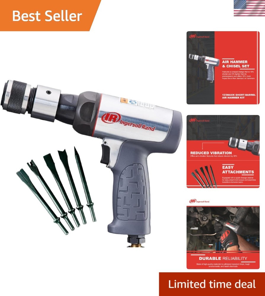 Air Hammer Kit with Chisel Set Vibration Reduction Impact Power Tool