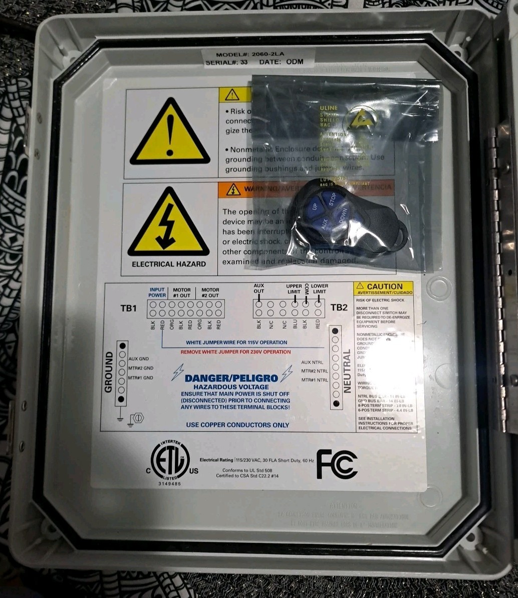 Boat Lift Technologies Boat/Dock Lift Control Box With Remote