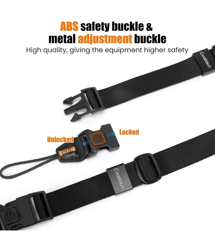 New Cwatcun High Quality Nylon EVA Microfleece Comfortable Durable Camera Strap