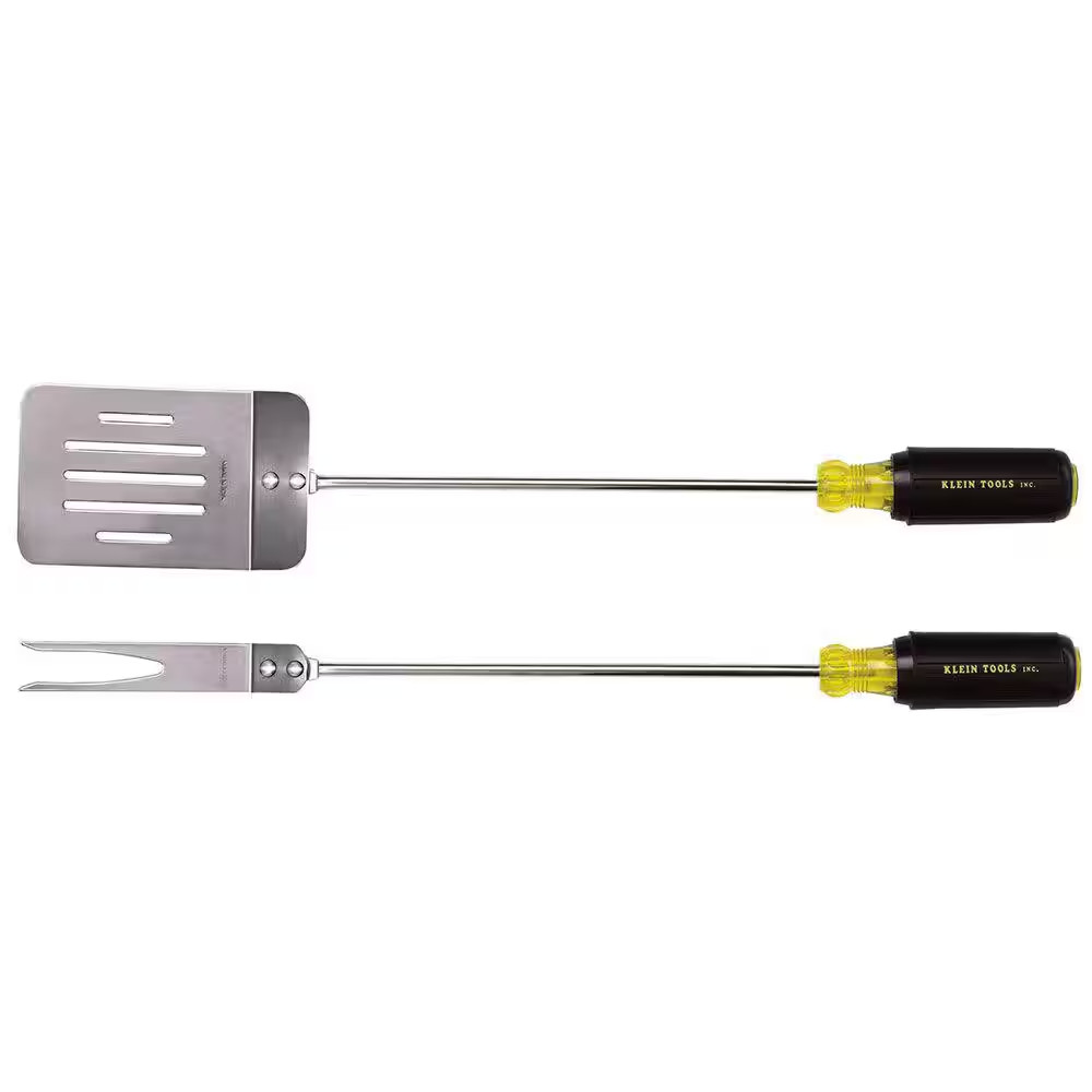 2-Piece Stainless Steel Grill Tool Set