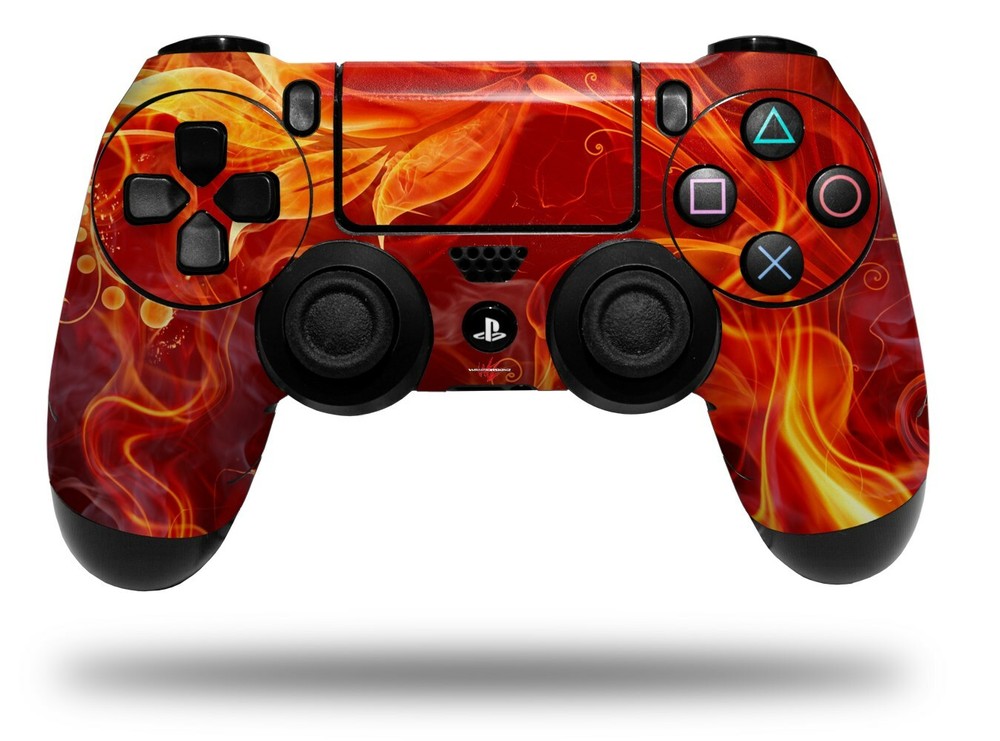 Skin for Playstation 4 Sony PS4 Controller Fire Flower