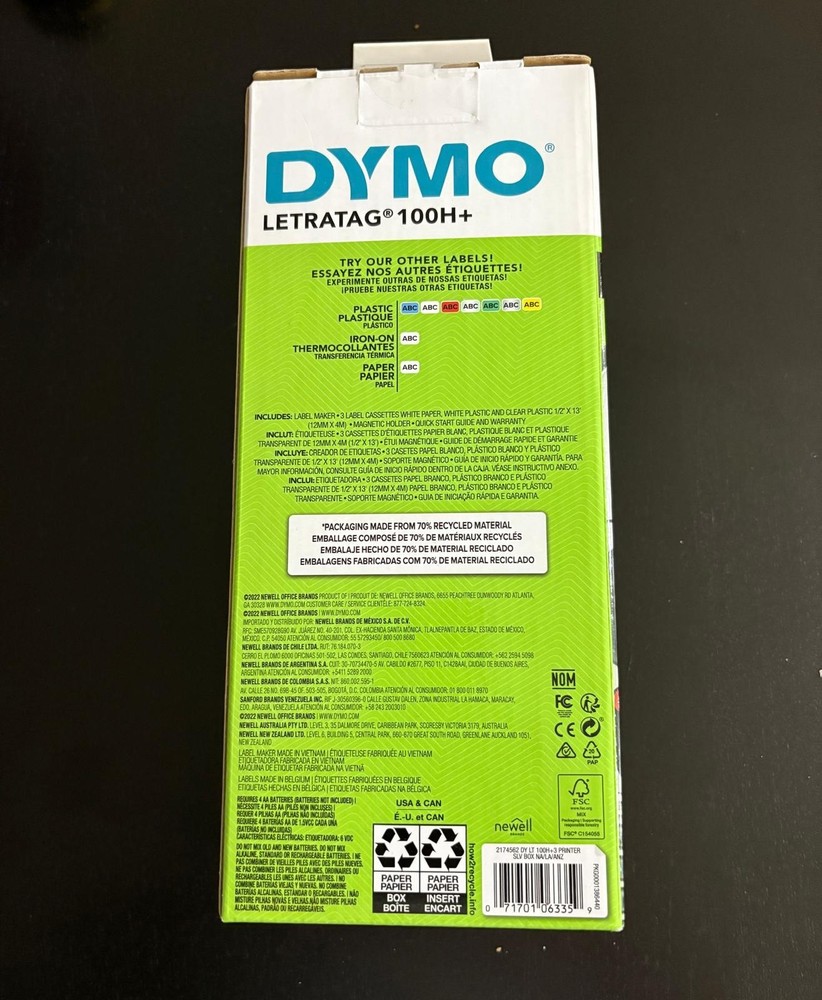 The DYMO LetraTag 100H+ Label Maker Value Pack
