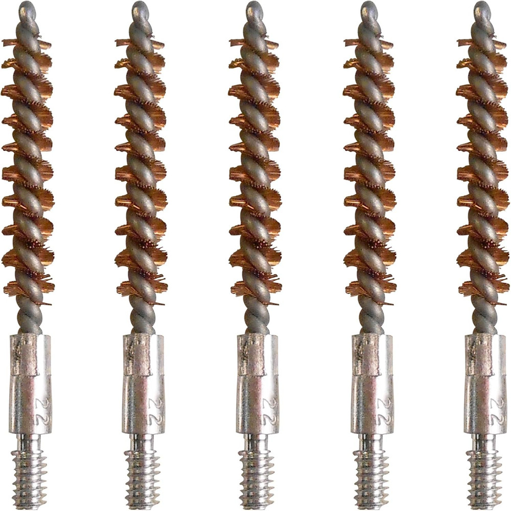 22 Caliber Bronze Pistol Brush 5 Piece Pack